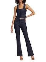 Alina Seamed Denim Pants