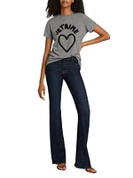 Je T'aime Heart Slub T-Shirt