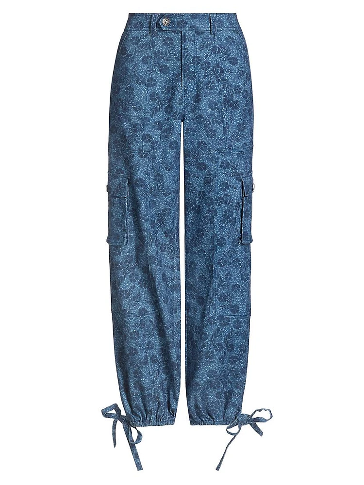 Zola Floral Denim Pants