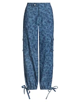 Zola Floral Denim Pants