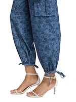 Zola Floral Denim Pants