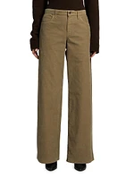 Eglitta Corduroy Wide-Leg Pants