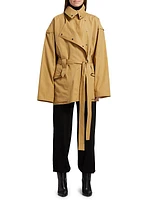 Pierrick Twill Belted Trench Jacket