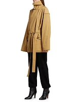 Pierrick Twill Belted Trench Jacket