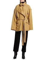 Pierrick Twill Belted Trench Jacket