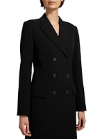 Woody Wool Double-Breasted Coat