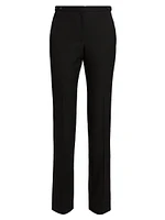 Jesse Wool Straight-Leg Pants