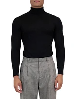 Yishai Silk-Blend Turtleneck Sweater