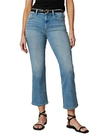 Callie Cropped Stretch Boot-Cut Jeans