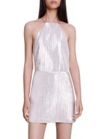 Short Metallic Dress