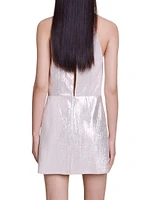 Short Metallic Dress