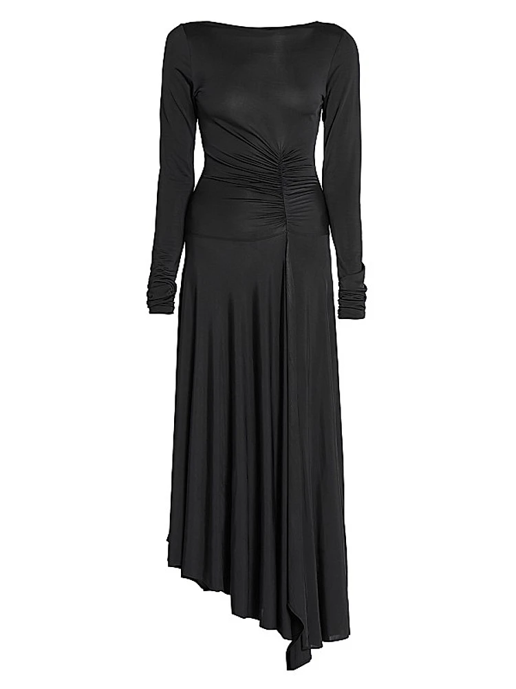 Else Gathered Midi-Dress