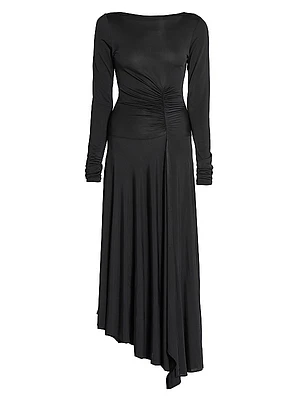 Else Gathered Midi-Dress