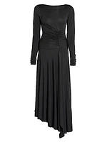 Else Gathered Midi-Dress