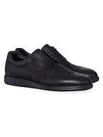 Derby Brogue Shoes in Calfskin Leather