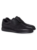 Derby Brogue Shoes Calfskin Leather