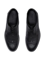 Derby Brogue Shoes in Calfskin Leather