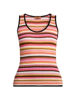 Striped Knit Tank Top