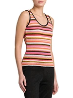 Striped Knit Tank Top