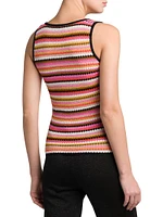 Striped Knit Tank Top