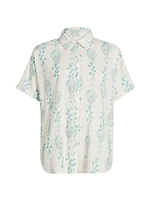 Floral Short-Sleeve Shirt