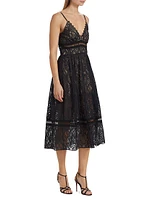 Lucinda Lace Midi-Dress