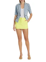 Melbourne Denim Short-Sleeve Blazer