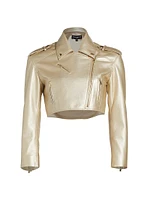 Massimo Vegan Leather Moto Jacket