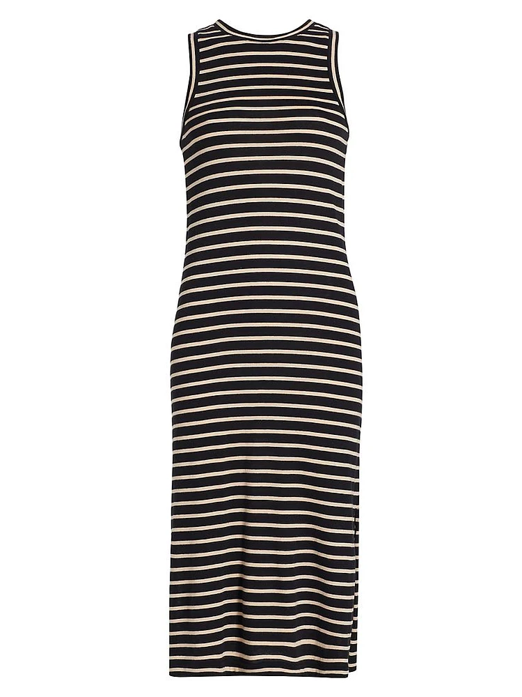 Striped Cotton Tank Dress