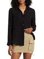 Ellis Cotton Button-Front Shirt