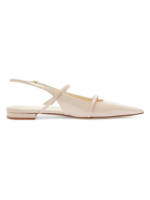 Tita Patent Leather Slingback Flats