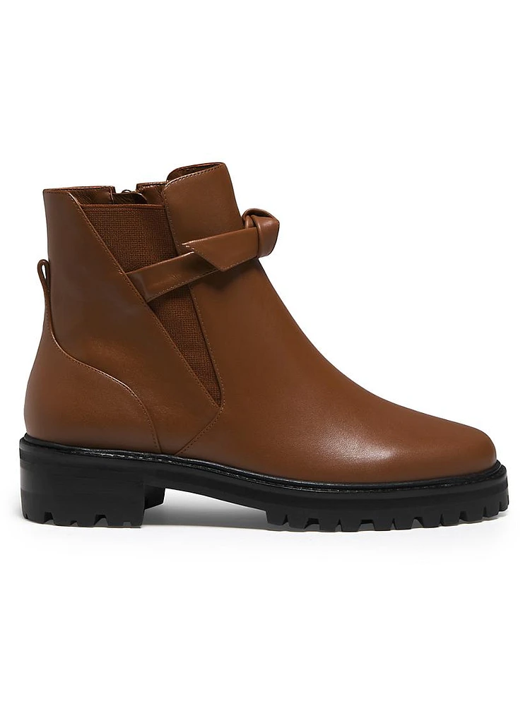 Clarita Waterproof Leather Booties