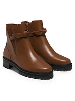 Clarita Waterproof Leather Booties