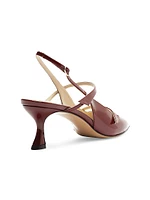 Tita 60MM Patent Leather Slingback Pumps