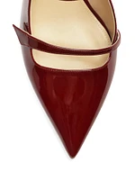 Tita 60MM Patent Leather Slingback Pumps