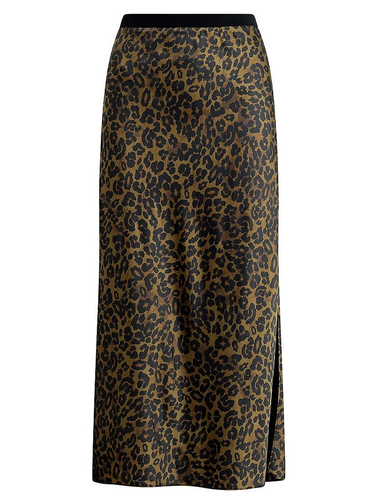 The Josie Leopard Skirt