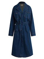 The Boulevard Denim Trench Coat