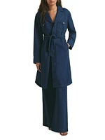 The Boulevard Denim Trench Coat