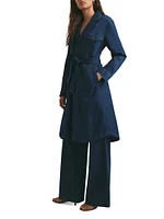 The Boulevard Denim Trench Coat