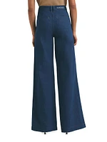 The Fancy Mischa Wide-Leg Denim Pants