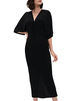 Valerie Ruched Jersey Maxi Dress