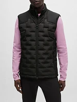 Water-Repellent Gilet with Quilting Jacket