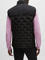 Water-Repellent Gilet with Quilting Jacket