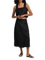 Akira Linen Crop Top