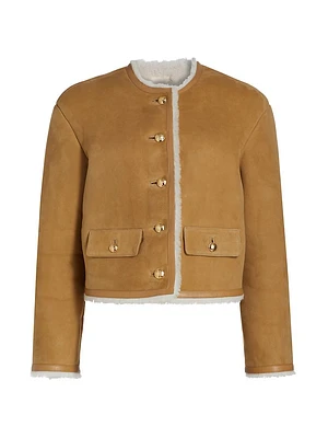 Zanie Short Shearling Coat