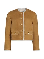 Zanie Short Shearling Coat