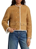 Zanie Short Shearling Coat