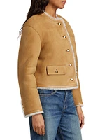 Zanie Short Shearling Coat