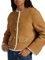 Zanie Short Shearling Coat