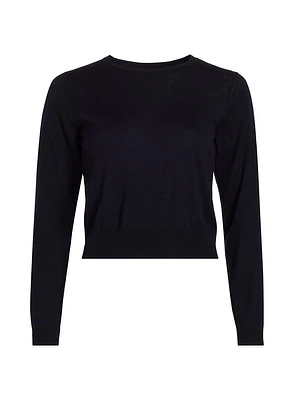 Oriana Wool Crewneck Sweater